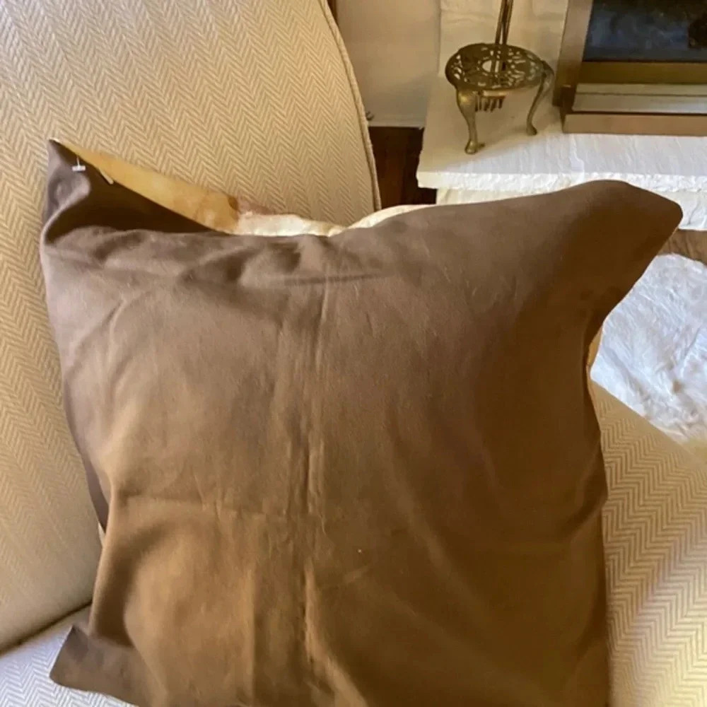 Pottery Barn Fall Pumpkin Pheasant Print Pillow Cover - Picture 3 of 6